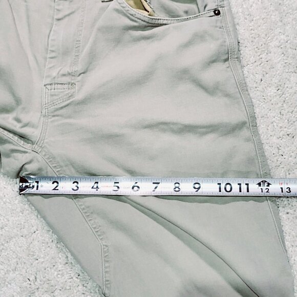 Prana Breathe Pants Men 32x30 Beige Straight Stretch Carpenter Utility Hiking - Picture 7 of 9